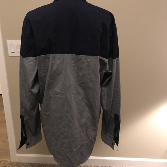 Rock&Republic Mens Large Two-Tone Blue/Grey - Picture 5 of 7